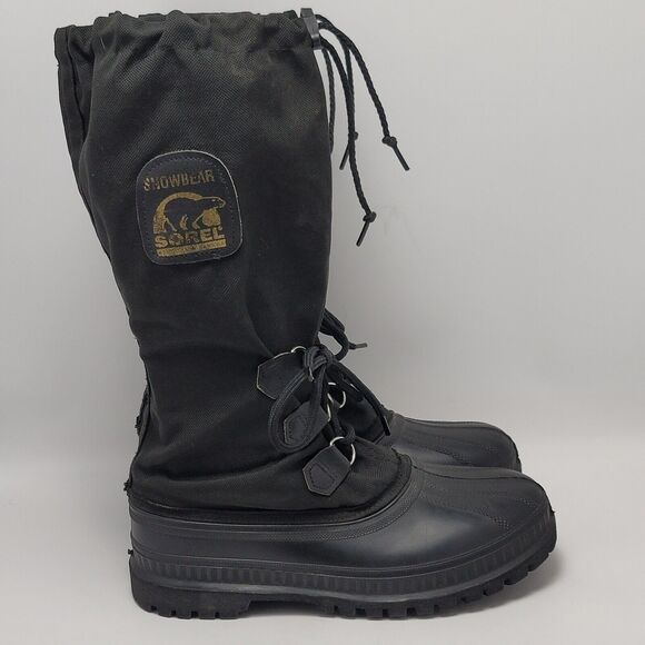 Sorel Snow Bear Insulated Steel Shank Heavy Duty Duck Winter Boots
